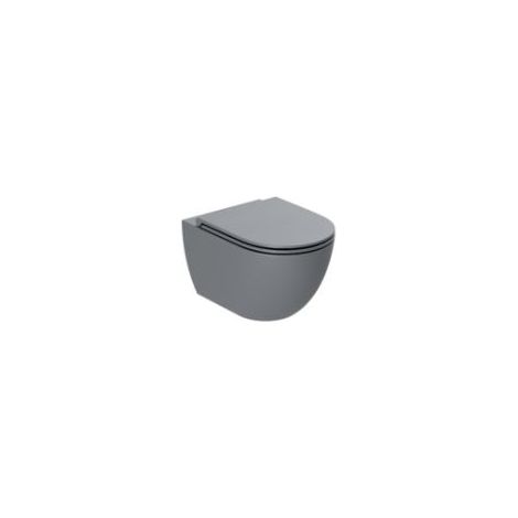 Vaso sospeso Comoda - Azzurra - Colore:: Antracite - Tipologia: Easyclean