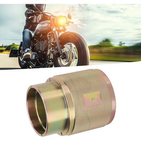 Outil Universel de Pose de Joint de Fourche Inversée Moto, Acier Carbone, Design Fendu, pour Remplacement 41mm/1.61in (1/5)