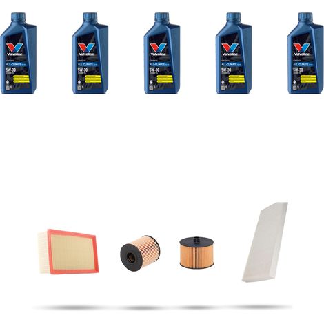 Kit tagliando 4 FILTRI e 5L OLIO compatibile con Citroen C8 2.0 HDi 100kw dal 2006 (1/5)