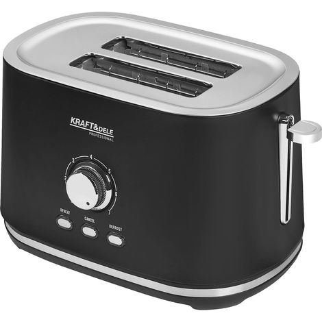 1000-W-Elektrotoaster, schnelles Toasten  Kraft&Dele