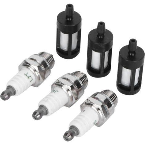 Kit de Bougies D'allumage pour Filtre Air et Carburant pour Scie Chane STIHL MS180 MS170 018 017 MS 180 170,Pices de Rechange pour Trononneuse,Filtre Air + Filtre Carburant + Bougie D'