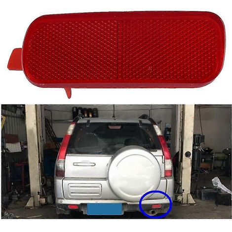 2 Stück Auto-Heckstoßstangen-Reflektorlampe für Cr-V 2001–2007 (1/2)