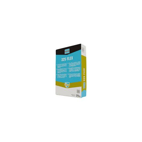 Collante per piastrelle 325 flex bianco 25kg laticrete