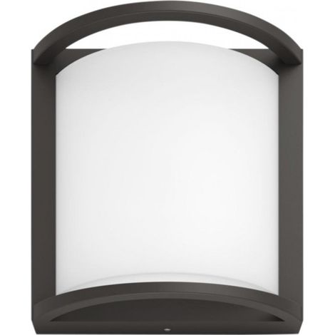 Philips myGarden - Luminaria LED de pared para exteriores 19x19 cm, 4000 K, 12 W, antracita 915005555101 (1/5)