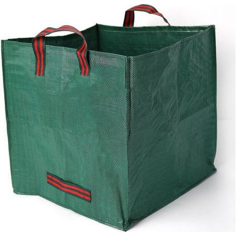 Reno – Quadratischer grüner Abfallsack, 50 cm × 50 cm × 50 cm (1/5)