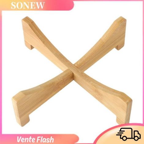 Support Pour Plantes - En Bambou - Pour Intérieur Bureau Salon Chambre - 17 5 X 5 Cm - 1 Pièce (1/5)