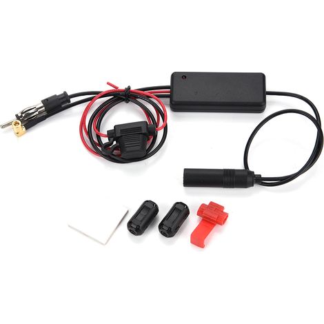 Amplificateur de Signal Radio FM pour Voiture, Antenne Auto Booster AMP (1/5)