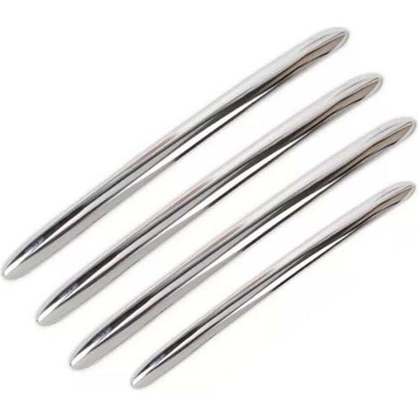 Lot de 4 poignées de porte extérieures en acier inoxydable résistant à l'usure pour BMW Série 5 F11 F18 (1/5)