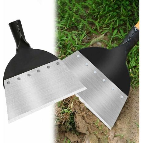 Pelle de Jardin Multifonction,Pelle de Nettoyage de Jardin,Multifonctionnelle en Acier de DéSherbage,Outil de DéSherbage Agricole,pour Jardin,DéSherbage de La Ferme(28cm)