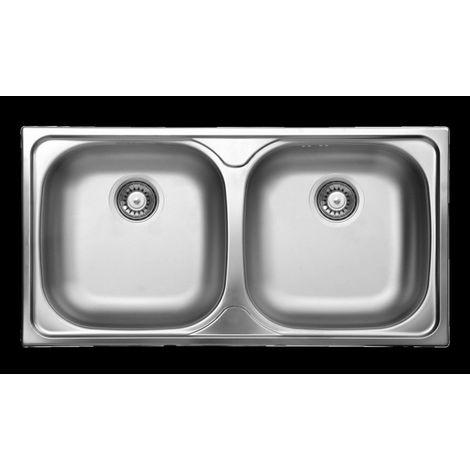 2-Becken-Stahlspüle No Name ZEX 0203 – solide und langlebig