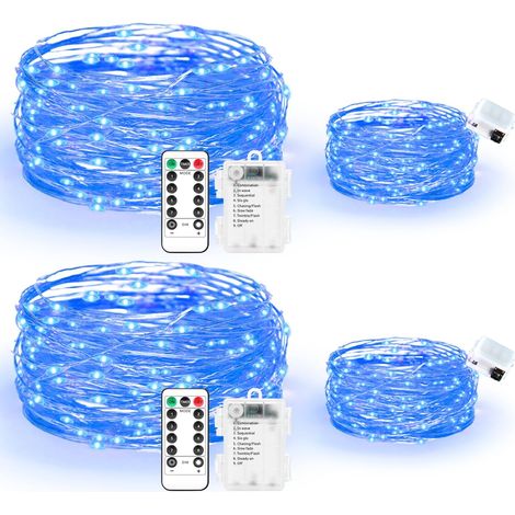 16 pièces 3M couleur LED Guirlande électrique, étanche à l'eau pour le bricolage, fête, lumières d'ambiance, décoration intérieure et extérieure, 4 pièces carrées + 12 pièces plates