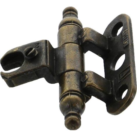 10 x CERNIERA P/MOBILI A0059 BRONZO ANTIC 46X14 MM