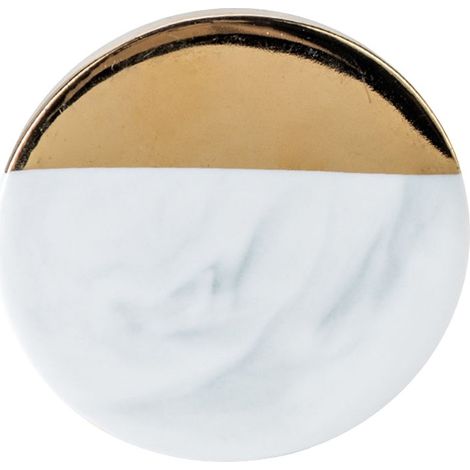 Dessous de verre en marbre doré, dessous de verre en céramique, dessous de verre pour tasse à thé ou à café, sets de table (1/5)