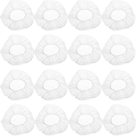 Filets à cheveux jetables Healeved, lot de 50, avec élastique, en tissu non tissé respirant, blancs,