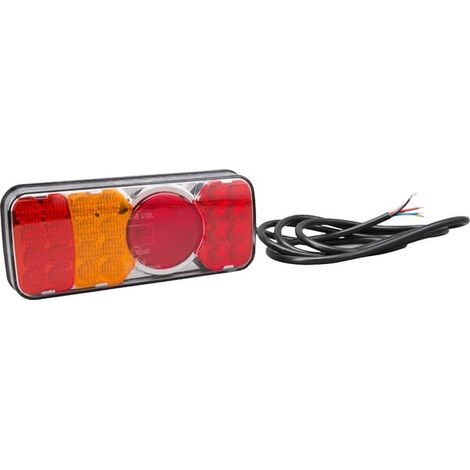 Feu arrière LED rectangle gauche câblé UNIVERSEL LA40033 (1/5)