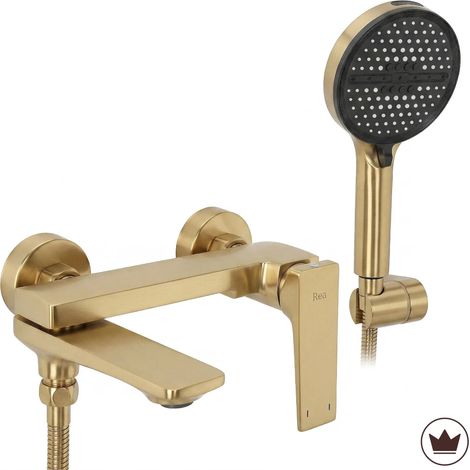 Badewannenarmatur Rea Premium Prime Brush Gold