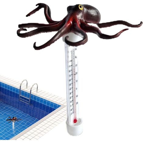 Thermomètre pour Baignoire,Animaux Dessinés Animés Accessoire de Piscine - Thermomètre Grand Pour Piscine Accessoire Maison Intérieur Extérieur Spa Source Chaude Baignade Famille Lac Baignoire