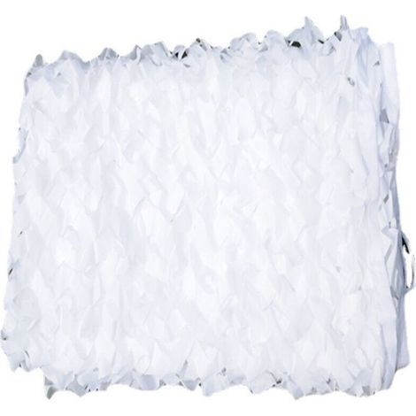 3x4 m blanc Filet de Camouflage Blanc Voile d'ombrage rectangulaire design ombrière camouflage (1/4)