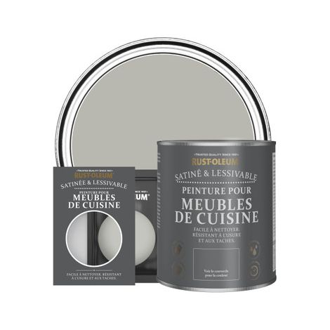 Peinture pour Meubles de Cuisine, Finition Satinée - Grey Tree (1/2)