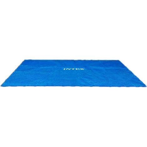 1 Bâche à bulles rectangulaire 5,38m x 2,53m, épaisseur 160 microns, pour piscine tubulaire 5,49m x 2,74m (1/5)