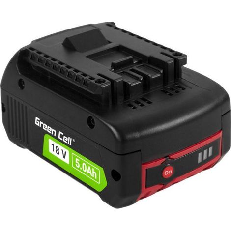 Green Cell Lithium-Ionen-Batterie 18V 5Ah für Bosch GBA