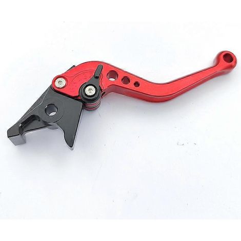 Convient pour moto BMW C650GT, poignée de frein à main droite modifiée en alliage d'aluminium, accessoires de levier de frein (1 tige rouge). (1/5)