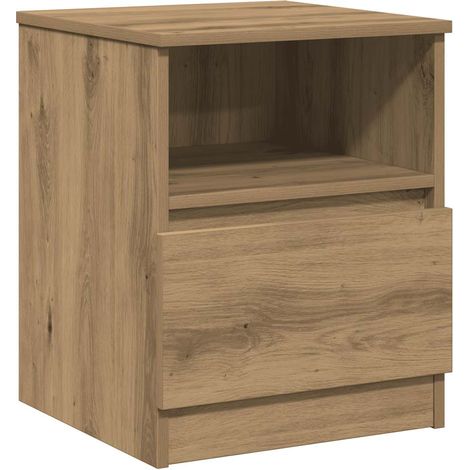vidaXL Comodino Rovere Artigianale 40x40x50 cm in Legno