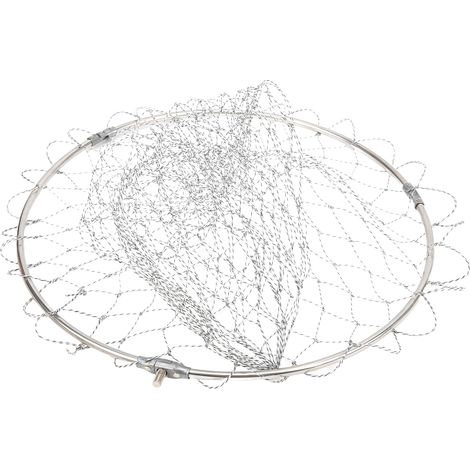 Tête d'épuisette 39 cm en nylon robuste, idéale pour la pêche et la capture d'insectes ou de petits animaux (1/5)