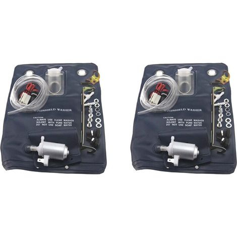 Adecuado para kit de bomba de lavaparabrisas automotriz de 12 V y 1 L de capacidad 151286776374 2021