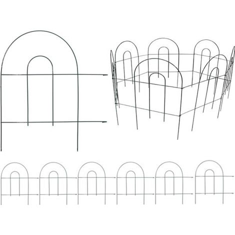Gartenzaun 45x243 cm - Set mit 6 Plantina-Elementen