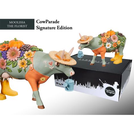 CowParade Signature Edition, Moolisa the Florist, von M. Fleurentine