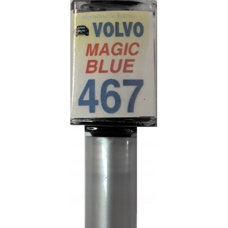 Réparation des rayures de peinture bleu magique Volvo 467, 10 ml, arasystem (1/5)