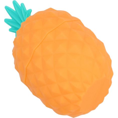 Set mit 2 Silikon-Eiswürfelrollen in Ananas-Orangen-Form für die Gesichtspflege, tragbare Massage-Eiswürfelform (1/5)