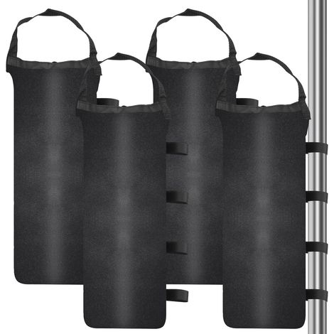 4 Pcs Sac de Sable Sacs de Lestage pour Tonnelle Poids Pavillon, 10kg Sac de Lestage pour Tonnelle, Poids pour pavillon, Sacs de Sable pour lestages Jardin tentes de Plage (1/5)