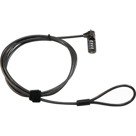 Lucchetto a cavo Eurolite kg-180z con combinazione sicuro (1/3)