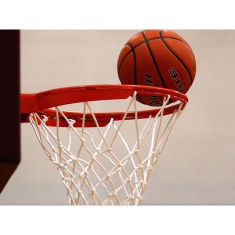 Filet de Basketball Blanc 45 cm de diamètre (1/4)