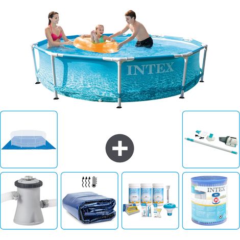Intex Piscine Tubulaire Ronde - 305x76 cm - 7-pièces  S31368 (1/5)