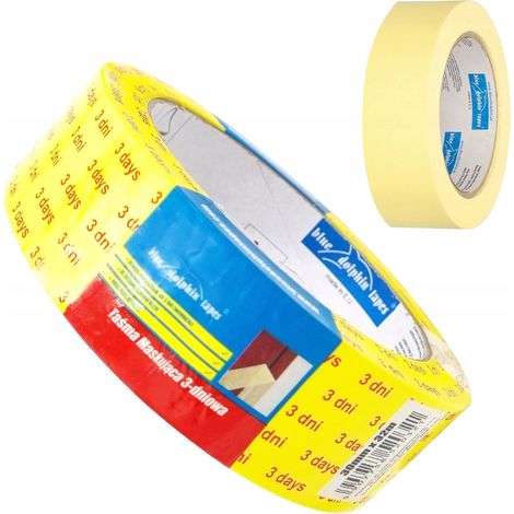 Ruban De Masquage Blue Dolphin 3 Jours, 30 mm x 32 m, Pour Peinture