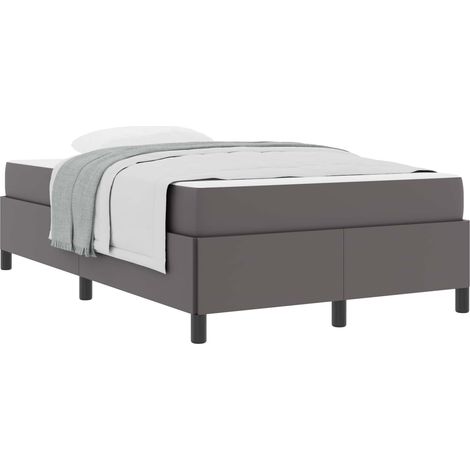 Maison Exclusive - Struttura del letto con materasso Grigio 120 x 200 cm Tessuto