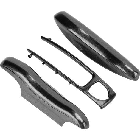 Housse de protection télécommande de voiture 3 pièces remplacement Cayenne Panamera 911 Taycan gris charbon étui silicone (1/5)