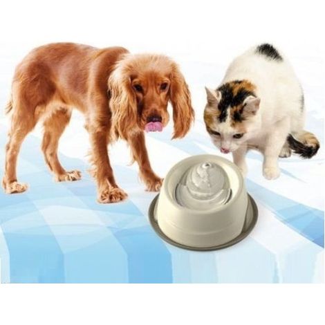 TrAdE Shop Traesio - Ciotola Automatica Fontana Vassoio Acqua Corrente Per Cane E Gatto Anti Scivolo -