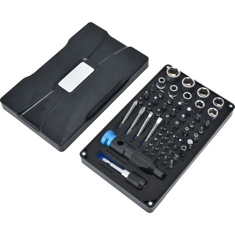 JM-6125 60pcs High-end Home Improvement Screwdriver Set, Precision Screwdriver Set (1/5)