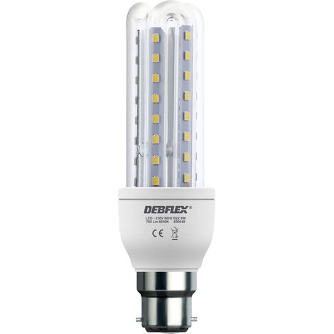 DEBFLEX - AMPOULE LED 3U T3 B22 9W 6500K 780LM - 600048