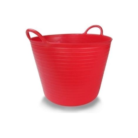 Capazo Agricola 42Lt Polietileno Rojo Plasvidavi