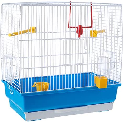 Ferplast REKORD 2 Gabbia per canarini e altri piccoli uccelli. Variante REKORD 2 - Misure: 39 x 25 x h 41 cm -