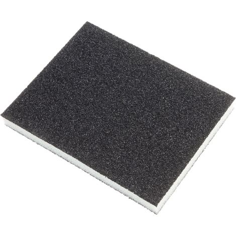 Éponge à poncer forte double face 125x98x12 mm 60 grains (1/2)