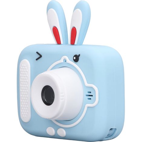 Appareil photo numérique pour enfants 20 MP 400 mAh 1080p USB Écran couleur 2 pouces Mise au point automatique Appareil photo numérique pour enfants et étudiants Bleu (1/5)