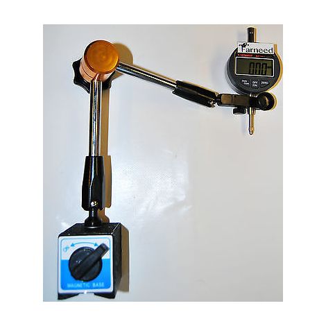 BASE MAGNETICA SNODABILE CON COMPARATORE CENTESIMALE DIGITALE MISURATORE A9
