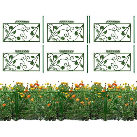 Bordüre kein Graben Gartenzaun dekorativer Gartenzaun