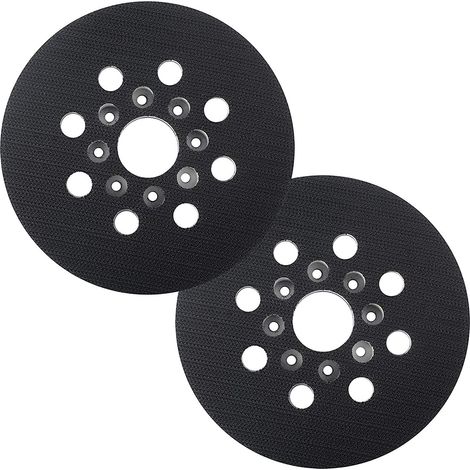 125 mm Schleifplatte Kompatibel mit Bos-ch PEX 220 A,GEX 125-1 AE,PEX 220 AE, Skil 7402/7490,2 Stück (1/4)